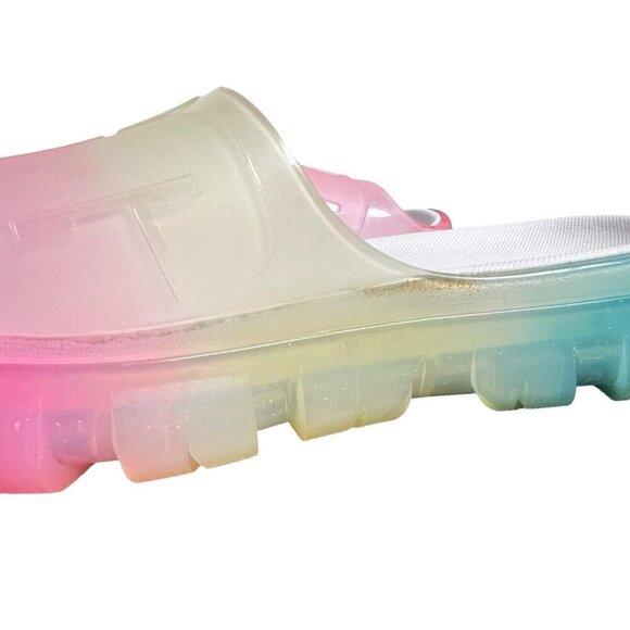UGG JELLA CLEAR WATERCOLORS SLIDE - WOMEN'S SIZE 10 - (1139750) - RAINBOW - Picture 10 of 10